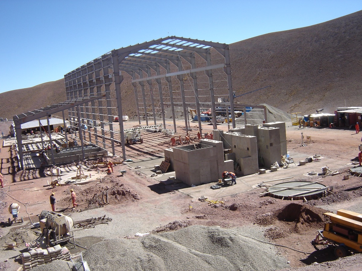 Planta para procesamiento de Mineral — San Vicente